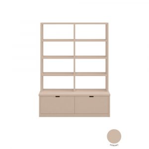 Muba Bücherregal mit 2 Schubkästen